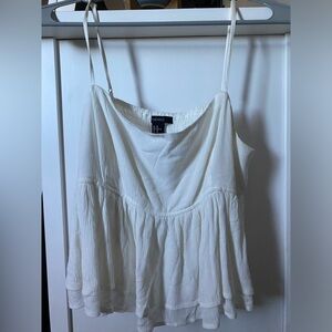 Forever 21 White Tank Top Blouse